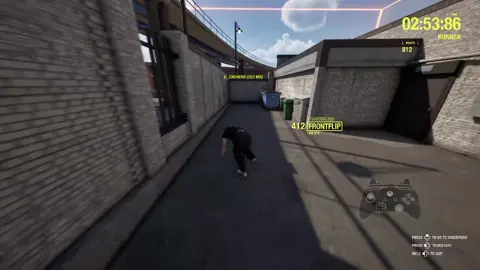 no one is gonna chase me!! #trick #fyp #fast #game #parkour 