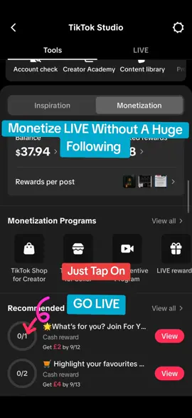 1. #LIVEIncentiveProgram #LIVEwithlowfollowers #PaidPartnership #100millionviews #fyp 