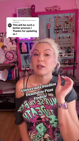 Replying to @The Mad Seamstress From filling out the initial application to getting approved by Universal, it took my husband about four days and was WAY easier than the last time. ##universalstudios##disabilitypass##halloweenhorrornightsorlando