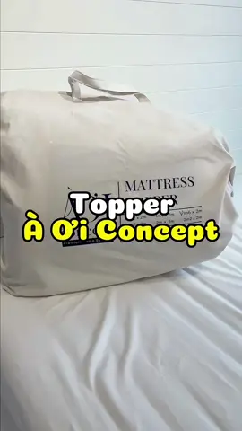 Có thêm topper mềm êm, ngủ ngon lắm nha #topper #aoiconcept #tuhaohangviet #bedding #annieriviu 