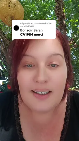 Réponse à @sarahb97414 