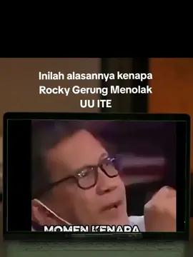 Inilah alasannya Rocky Gerung Menolak UU ITE  #rockygerung #quotes #filsafat #fyppppppppppppppppppppppp 