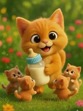 Cute kitten dancing #cute #viral #kittens #kids #يالولويالولو