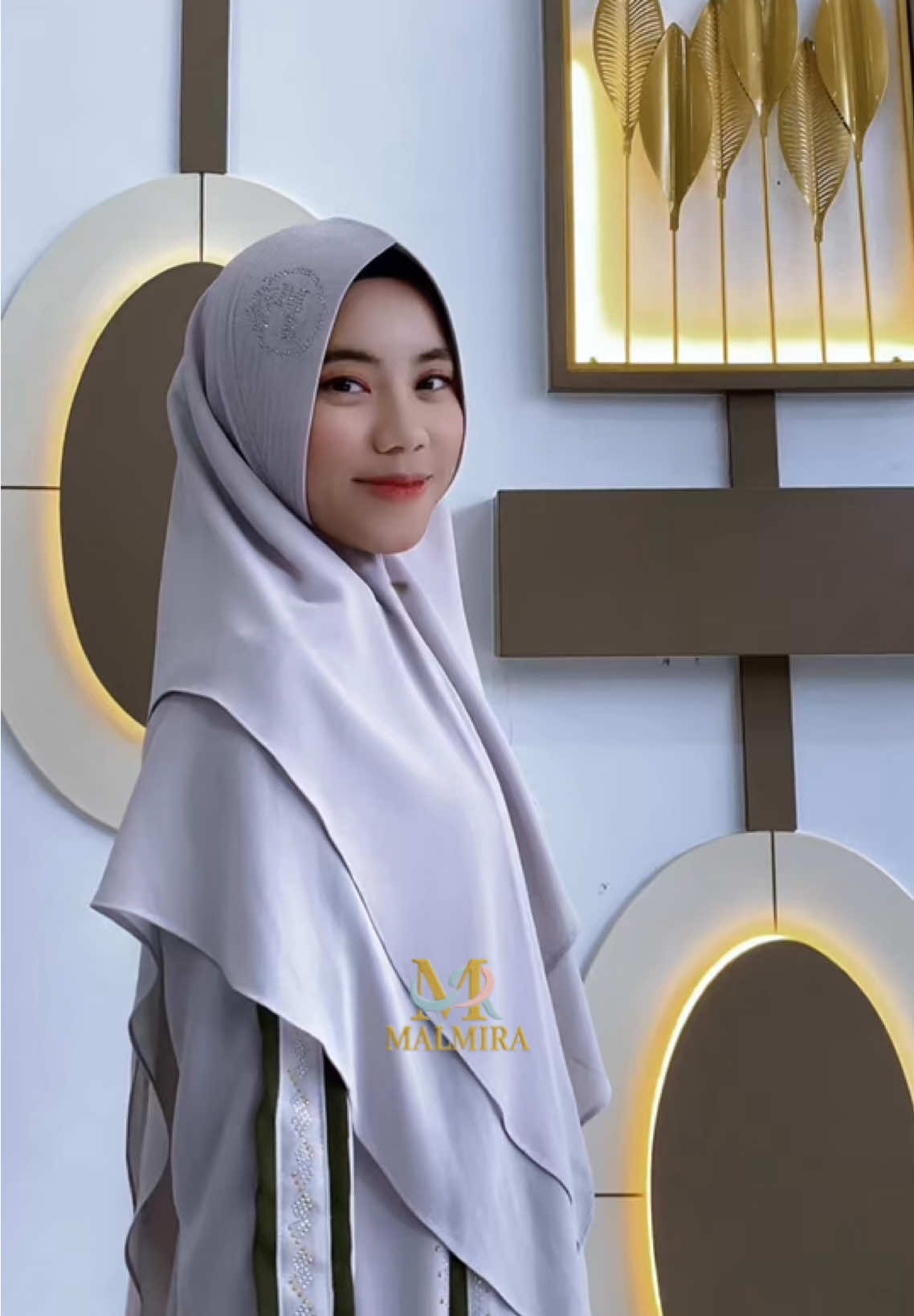 Gamis set hijab simpel dan elegan😍✨