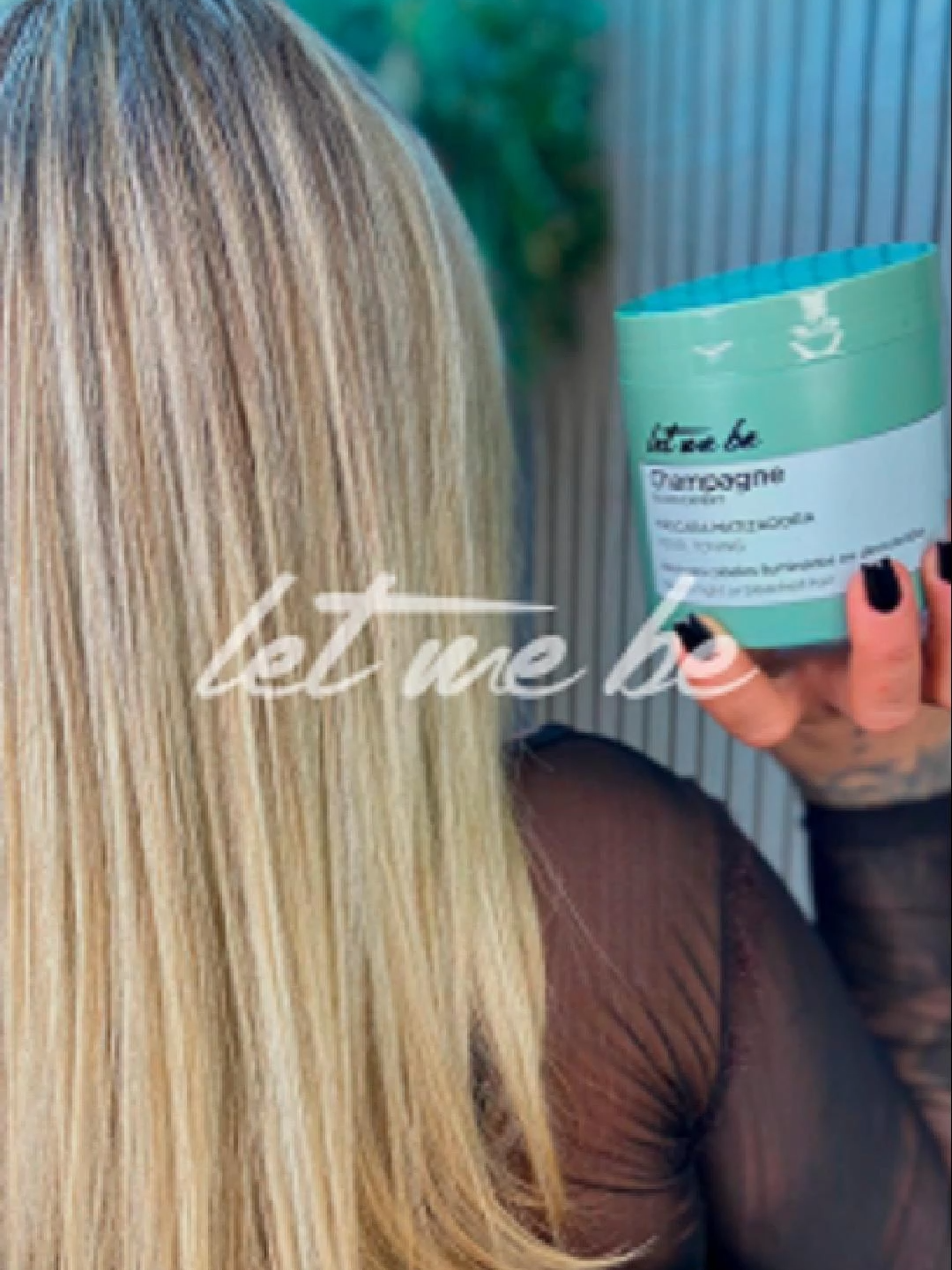 Esse é o segredo para um loiro perolado perfeito: Máscara Champagne Let Me Be #blondehair #blondhairtransformation