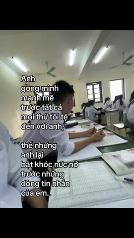 mạnh mẽ đến đâu cũng khóc vì em thôi..