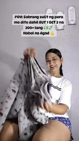POV: Sobrang sulit ng pera mo dito dahil BUY 1 GET 3 na 200+ lang 💵💸 Habol na Agad 💪#shortsformen #menshorts 