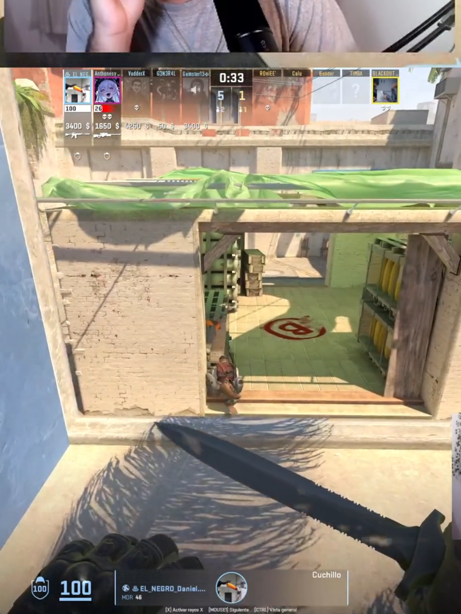 fakaso fallido 😂😂😂#gameplayespañol #csgo #funnyvideos