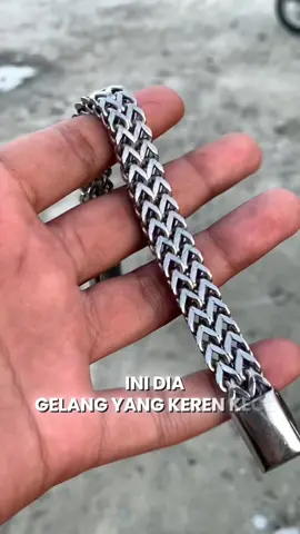 Gelang titanium keren elegan #gelang #gelangtitanium #gelangmagnet 