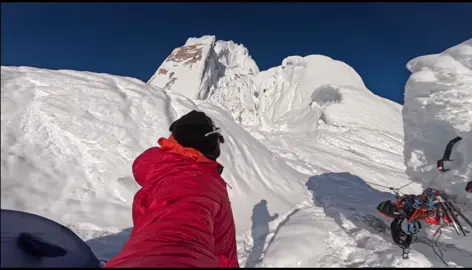 Ice climbing in the Cerro Torre area #fyp #iceclimbing #climbing #mountaineering #theclimber 