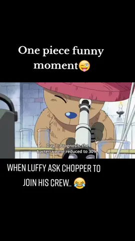 One piece funny moment when luffy ask chopper to join the crew. 😂#onepiece #onepiecefunnymoment