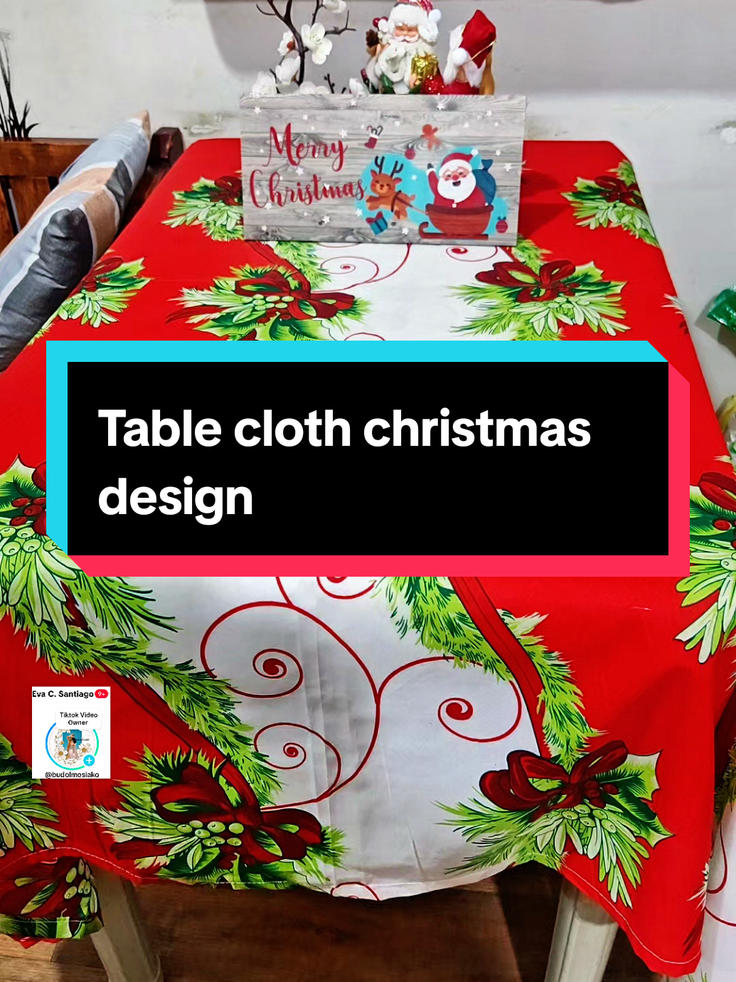 Replying to @bastediaperdiaries  #tablecloth  #christmasdesigntablecloth  #washabletableclothcover  #tableclothchristmasdesign  #fyp 