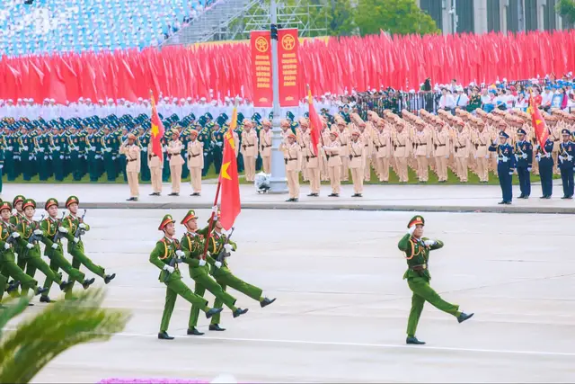 Chùm ảnh Khối nam học viên các học viện trường CSND Tổng duyệt Lễ diễu binh diễu hành kỷ niệm 80 năm Quốc khánh 2-9 #A80 #quockhanh2025  #2thang9  #toiyeuvietnam # #qdndvn 