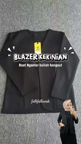 Pakai Blazer tuh Memang kelihatan stylist banget ya kan ? 😍😍😍 #creatorsearchinsights  #blazeroutfit  #blazerkantor  #blazerwanita 