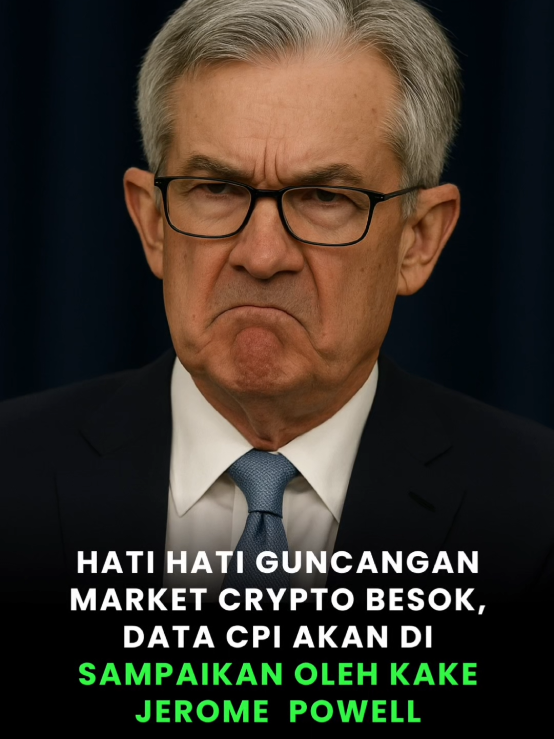 hati hati guys, amanin modal dulu. #cryptowave #cryptonews #crypto #bitcoinnews #jeromepowell 