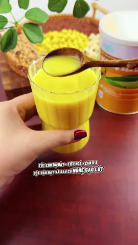 Thơm dễ uống, không hăng nồng, vị ngọt rất nhẹ, bột đậu hạt và rau củ Nghệ Gạo Lứt Thuần Chay #thuongntb #tiemthuong #nghegaolut #suanghegaolut #tinhbotnghe  @Tiệm Thương  @Tiệm Thương  @Tiệm Thương 