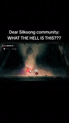 what in the Silksong glitch hell is this???? #Silksong #glitch #random #Hornet #clip 