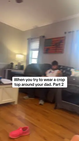 Since yall loved the first one. She tried to pull another fast one on him. (I did not buy the clothes) (we are on the same page I promise) don’t come for me. #dadsoftiktok #dad #croptop #preteeen #dadlifebelike 