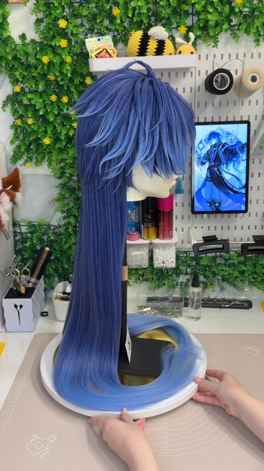 Парик на Флинса Кирилла Чудомировича✨С Выходом Нод-Края! #nodkrai #GenshinImpact 