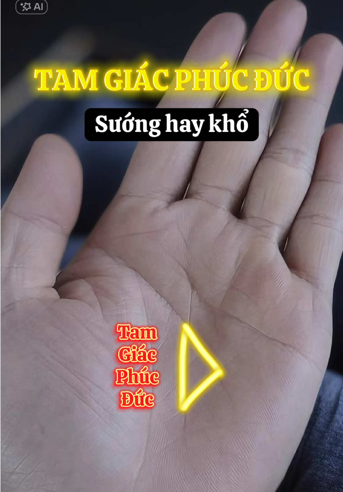 Sẽ thế nào khi trên tay có tam giác phúc đức #vậnmệnhradio #xemchitay #boichitay #giaimachitay #tuvi 