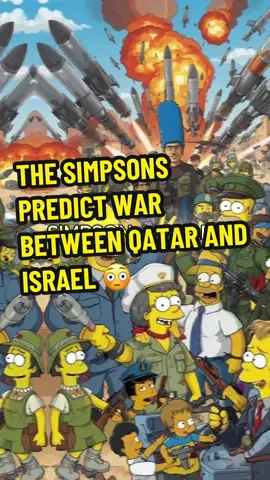 The Simpsons Predicted The War Between Qatar And Israel! 😳😨😱#simpsons #thesimpsons #war #israel #qatar 