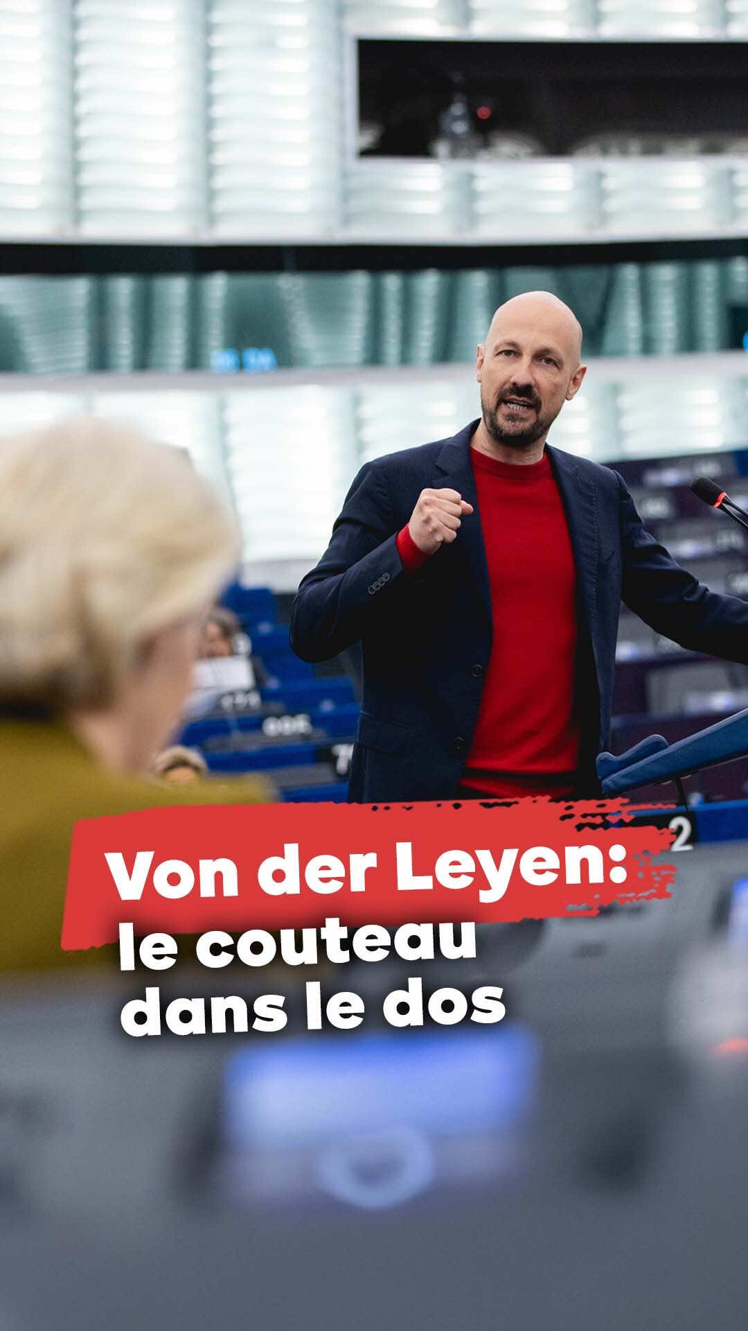 Ursula von der Leyen a présenté son programme annuel au Parlement européen : 800 milliards d'euros pour les actionnaires de la gv3rre. Partout en Europe, sa politique de militarisation détruit nos pensions, nos conquêtes sociales. Tout cet argent consacré au surarmement n'ira pas dans les besoins sociaux de la population. #clash #ursulavonderleyen #europe #actu 
