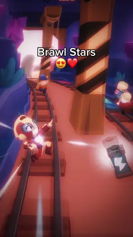 so happy Brawl Stars is in Subway Surfers ❤️ #subwaysurfers #brawlstars 