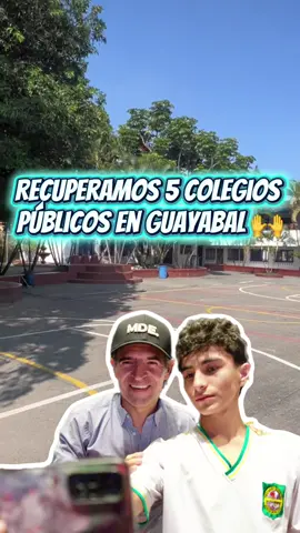 Estamos recuperando la infraestructura educativa en los colegios públicos de Guayabal. 👨🏻‍🏫😍 Medellín está mejorando. ❤️  #Medellín #AmorporMedellín #AlcaldíadeMedellín #Medellínestámejorando 