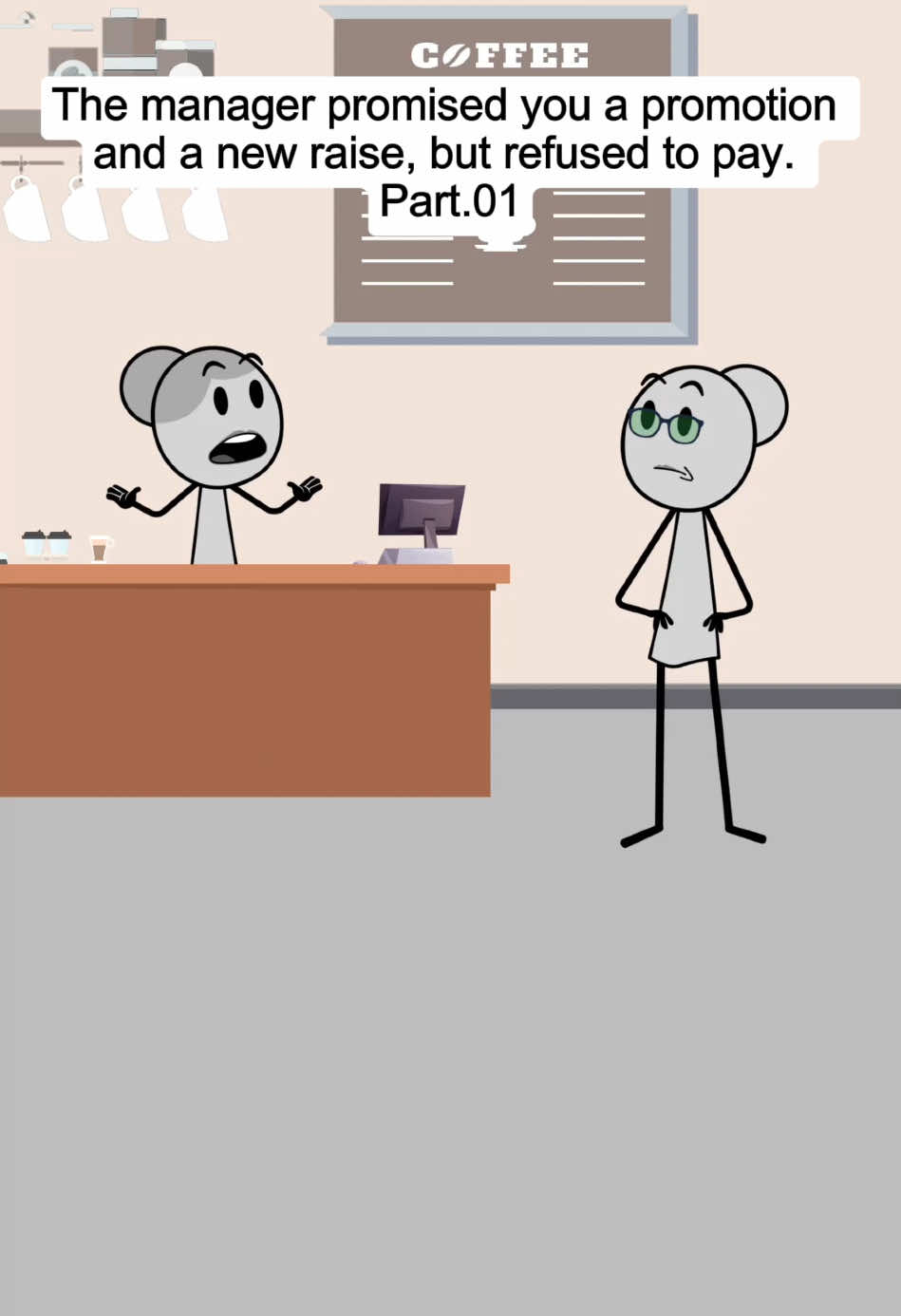 The manager promised you a promotion and a raise, but refused to pay. Part 01 🥲 Audio credits:@mell 🐝 #animation #animationmeme #corporatelife #work #workplace #manager #managersbelike #fyp #foryou #usa🇺🇸 