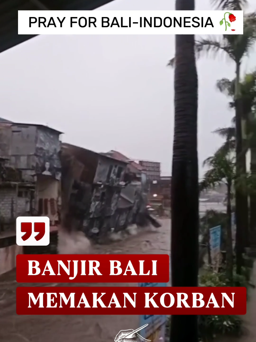 PRAYFORBALI🥀 #banjir #banjirharinini #baliberduka #prayforbali #news 
