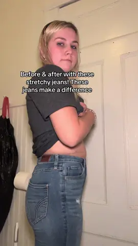 I am never wearing those first jeans AGAIN. These jeans leave me with no restriction and are SO stretchy and comfy!! #WomensFashion #FallFashion #OOTD #ViralFinds #comfyjeans 