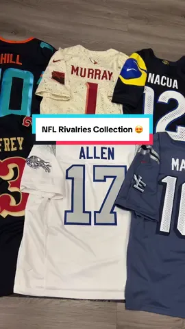 The Rivalries Collection has landed. Which jersey are you rocking first? 👀 #nfl #nflfootball #footbal #nfltiktok #fyp 