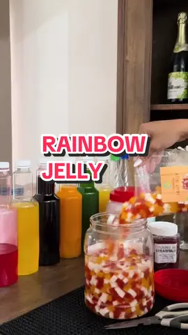 #rainbowjelly #fruitjelly #rainbowfruitjelly #jelly #sinkers 