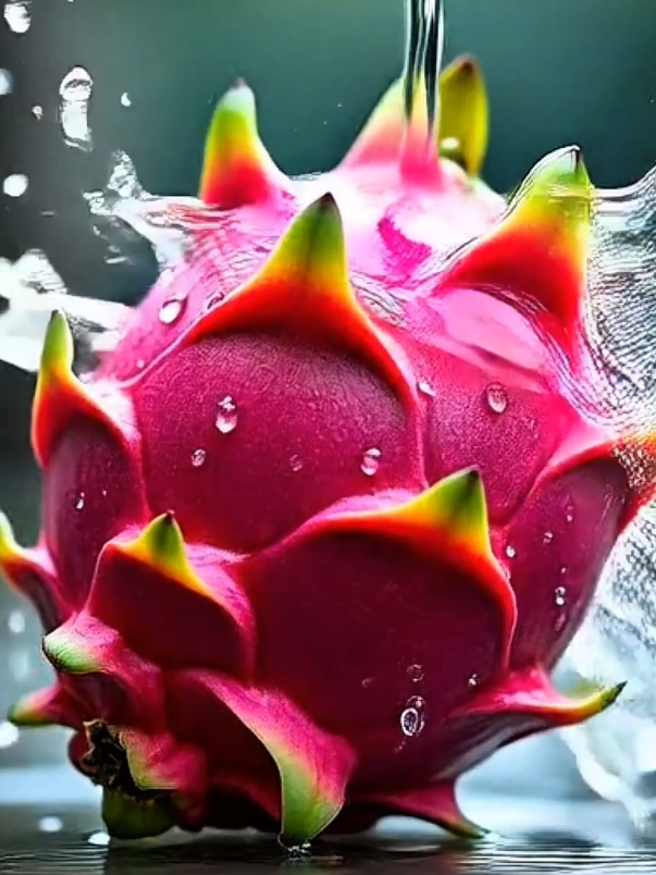 Dragon Fruit ASMR | Satisfying Wash, Smooth Slice & Perfect Plate Arrangement 🍉🔪 #ASMR #dragonfruit #Satisfying #FoodASMR #ViralASMR 