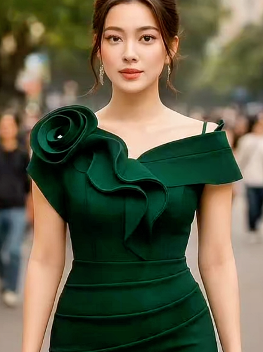 Đầm Dạ Hội Trung Niên Thiết Kế##váythiếtkế #váydutiec #đầmthietkecaocap #xuhuongtiktok 