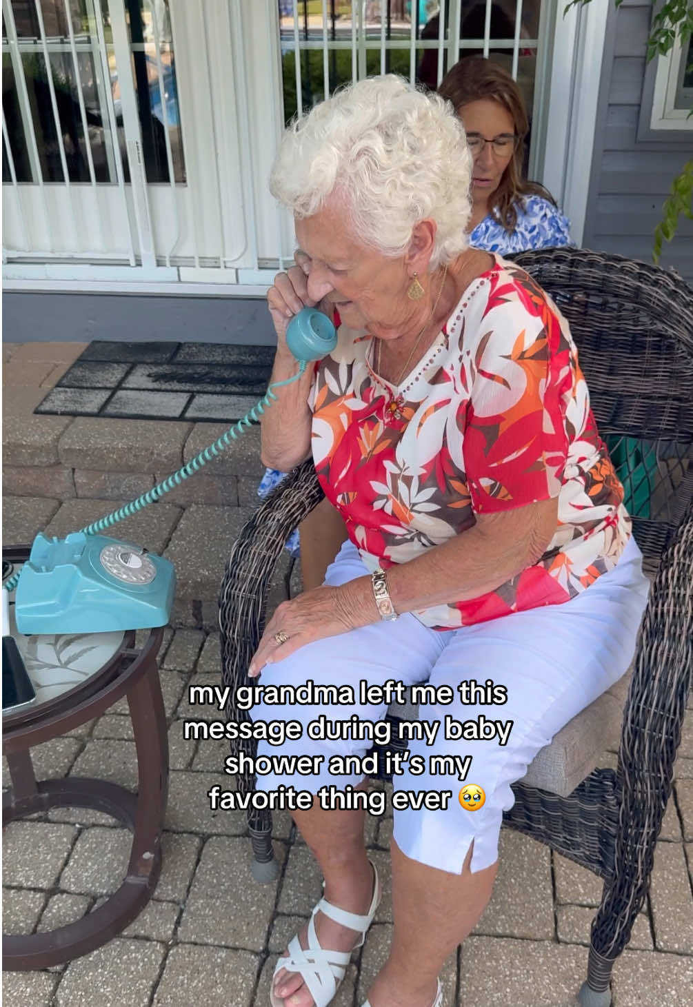 forever grateful for our Gigi 🥹🫶🏻 #babyshower #audioguestbook @Clicksburgh Retro Rentals #babyshowerideas #thirdtrimester 