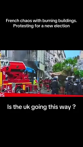 Chaos in france with the protesters wanting a new election #fyp #treanding #news #uknews #france 