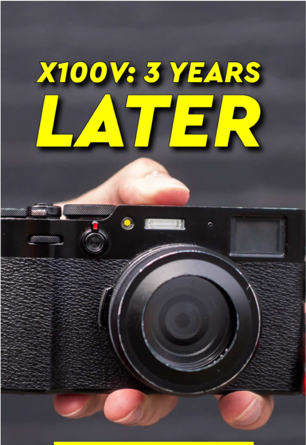 Yes I know it's X100v, bit of a brain fart! Anyway what do you think of the image quality and lens on the x100v? Could it be sharper yes, do I really like it, also yes. Check out my 3 year review on my YouTube channel!  