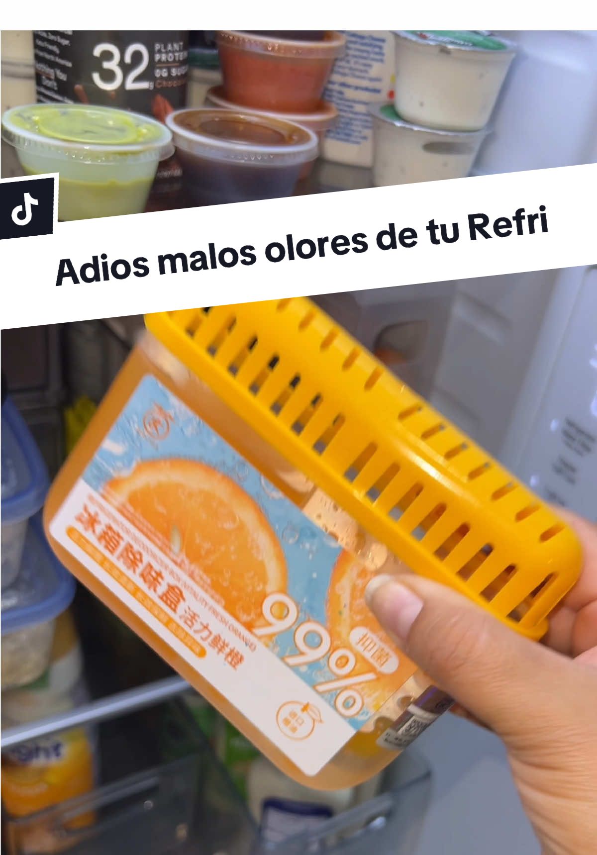 Deodoriza tu refrigerador y dile adiós a los malos aromas con este producto a sólo $8.99 🤩🤩 #fridgedeodorant #fridgedeodorantsmellremover #smellremover #kitchenmusthaves #tiktokshopkitchenfinds  