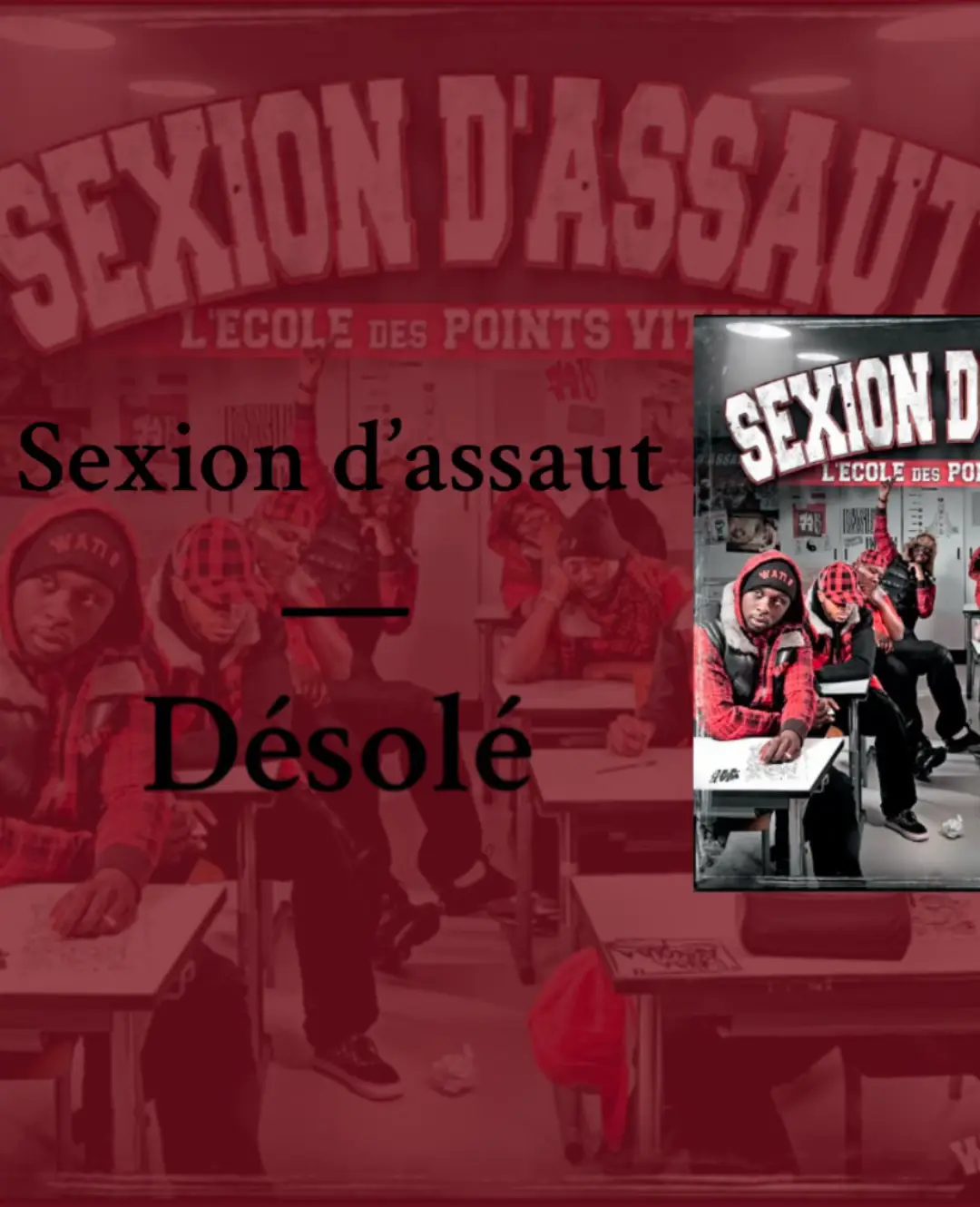 🎧 | désolé | Sexion d’assaut  Sexion d’assaut = meilleur groupe de tous les temps  ##rapfr##sexiondassaut##nostalgic @@SEXION D’ASSAUT@@Gims@@BLACK M