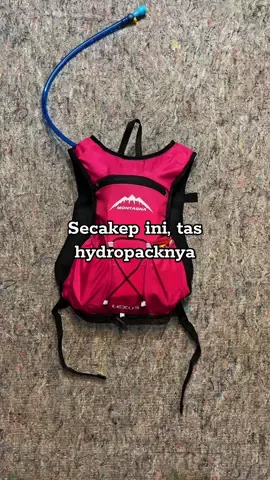 Bagus banget, hydropcak dari montagna series Lexus. Bisa buat running dan olahraha lainnya. #hydropack #tasrunning #taslari #montagna #hydropack 