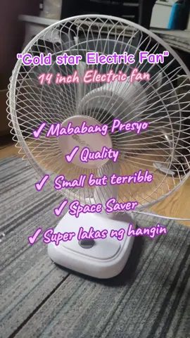 #goldstar #electricfan #murangelectricfan #fyp 