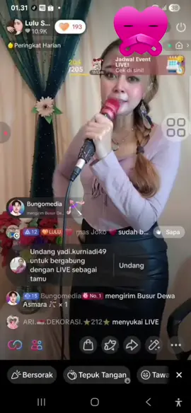 Detik detik nambah usia guys🤭 #dangdut #tiktoklive #trend #lulusechan #putrimojopahit 