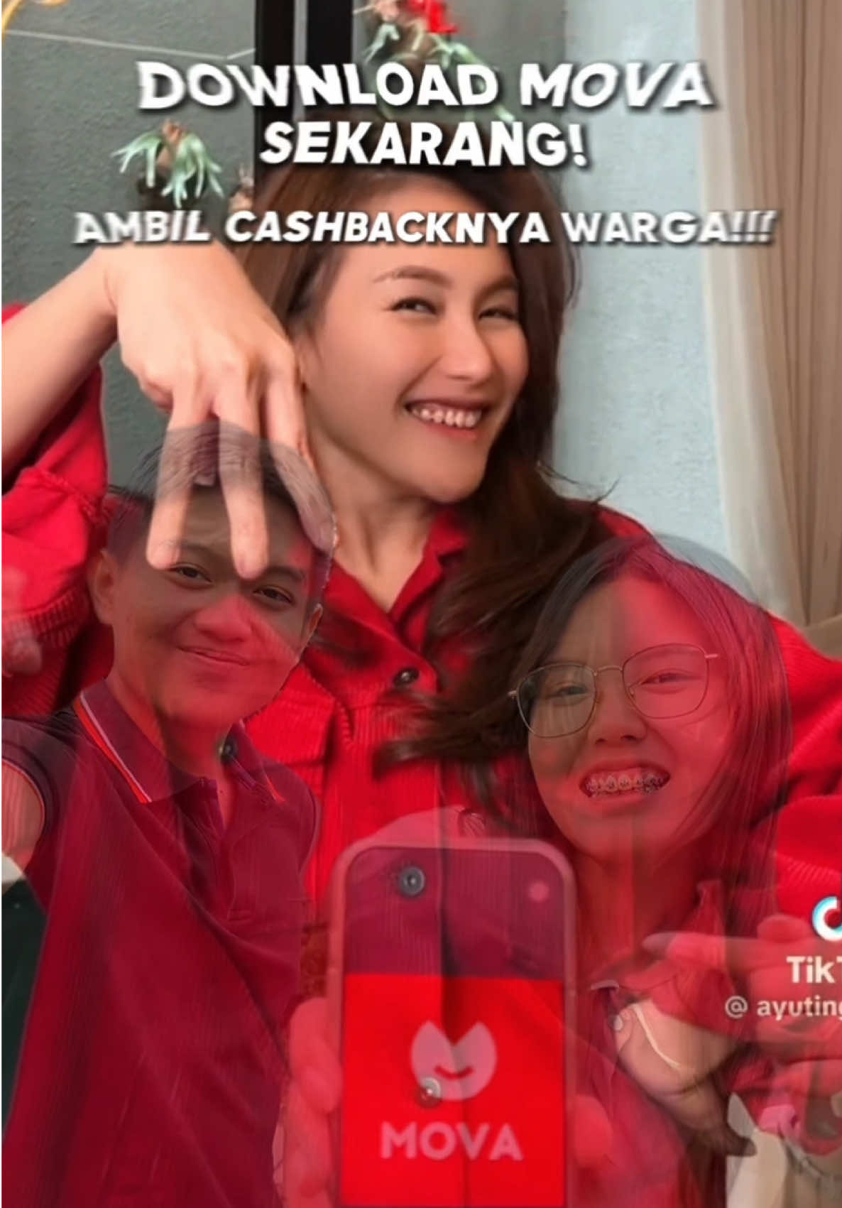 Heboh kalo ada @Ayu Ting Ting , Belanja Pake MOVA jadi makin seru 🥰  #MOVACashbackSocialTrustCommerce #MOVACASHBACK #MOVAVIRAL #BelanjaUntungPakaiMOVA #ANGPAOMOVA 
