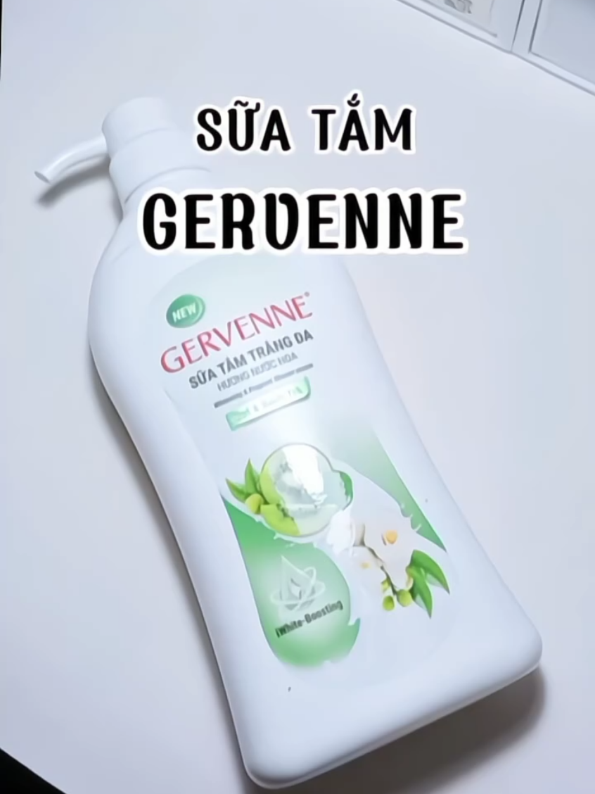Sữa tắm Gervenne sạch da-mềm mịn.Giá hạt dẻ #suatam #gervenne #review #xuhuong #fyp 
