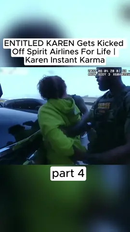 ENTITLED KAREN Gets Kicked Off Spirit Airlines For Life#cops #foryou 