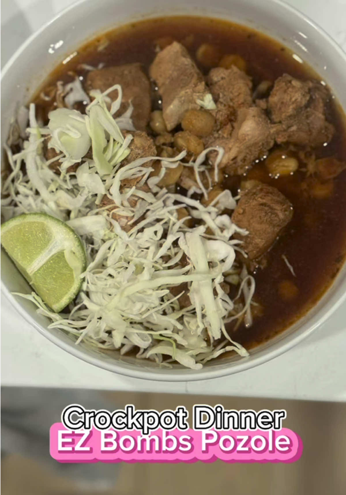 Delicious and easy weeknight dinners with the crockpot and @EZ Bombs Pozole Bombs 💣  #CapCut #ezbombs #crockpotrecipes #crockpotmeals #weeknightmeals 