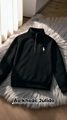 Áo Sweater Cổ Zip Vải Nỉ 2 Da #thoitrang #macdepmoingay #myoutfit #aothun #xuhuong 