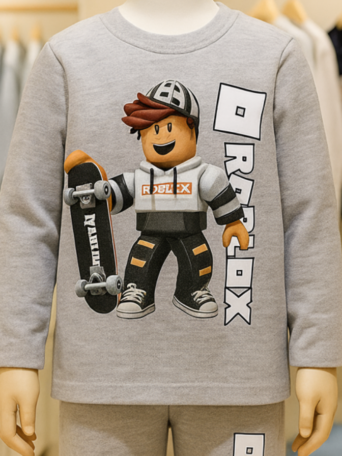 Rekomendasi setelan baju anak, Piyama anak Dengan Motif Baru Gaya Baru Gambar ROBLOX. #piyamaanak #bajutiduranak #setelanbajuanak 
