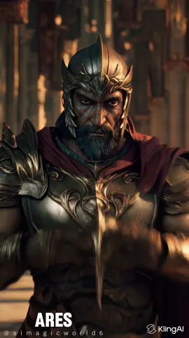 Ares: God of War Ares was the Greek god of war, embodying the raw fury and bloodlust of battle. Feared even among the Olympians, he represented the brutal, destructive power of conflict and violence. #fyp #greekmythology #ares #viral #godofwar 